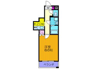 エアリ－アベニュ－の物件間取画像